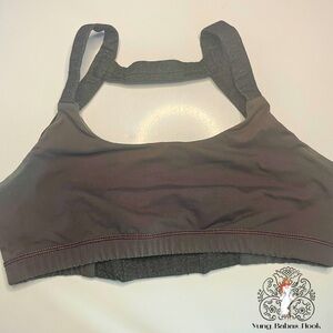 Savage Barbell Medium/Large Sports Bra Dyed Dark Gray PRELOVED